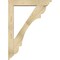 Ekena Millwork Olympic Traditional Rough Sawn Bracket w/ Offset Brace, Douglas Fir, 6"W x 32"D x 44"H BKT0604X32X44OLY01RDF - alternate 4